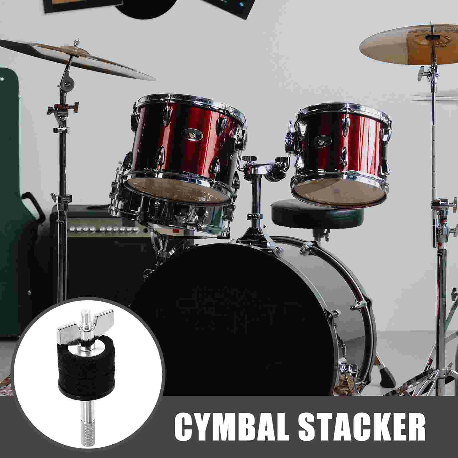 Water Cymbal Stand Cymbals Stacker Replacement Percussion Instrument Parts HiHat Holder Reliable for Drum Kit Durable Mounting