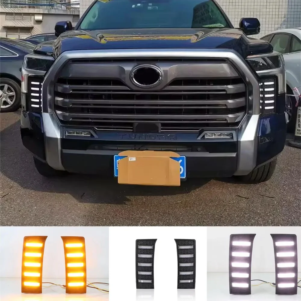 Дневные ходовые огни для Toyota Tundra 2022 2023 задняя противотуманная фара со