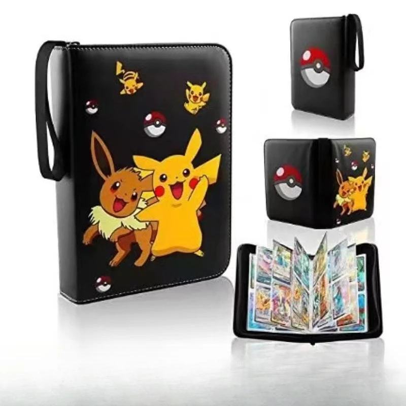 Фото Коллекционный альбом-биндер Bandai Pokemon Pikachu Pokeball на 49 карточек для хранения коллекционных карт Pokemon Verzamelmap, подарок №3