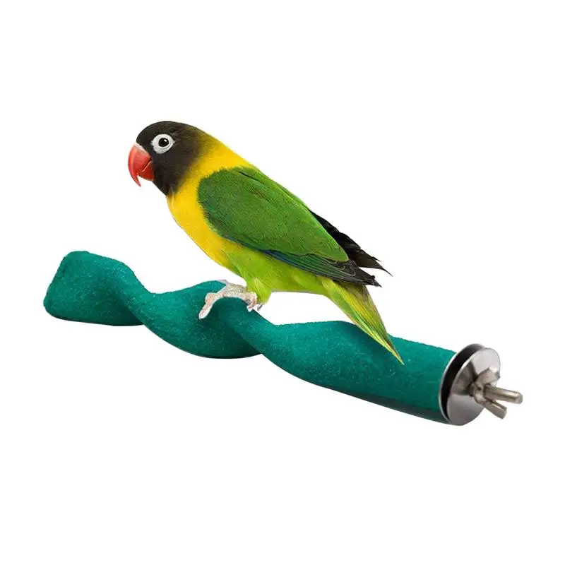 

Bird Shower Perch Stand Parrot Frosted Play Shower Stand Parrot Grinding Mouth Paws Claw Birds Stand Holder For Parakeet