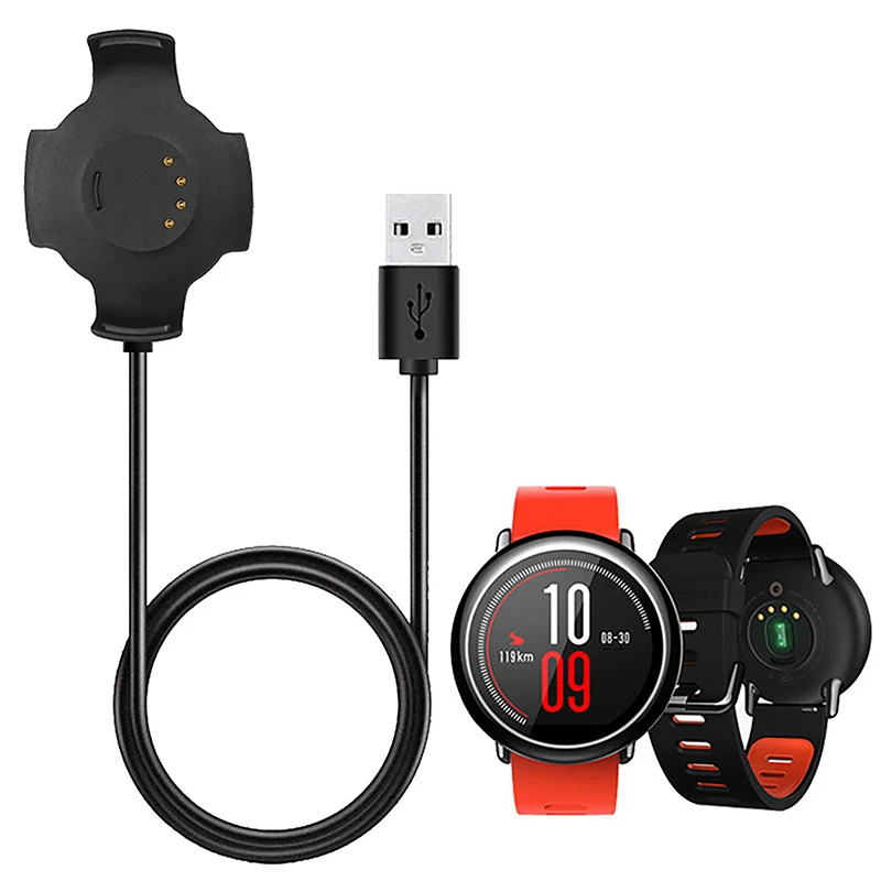 

Smartwatch USB Charging Cable Cord Base Dock Charger Cradle Adapter Stand for AMAZFIT pace Sport Smart Watch
