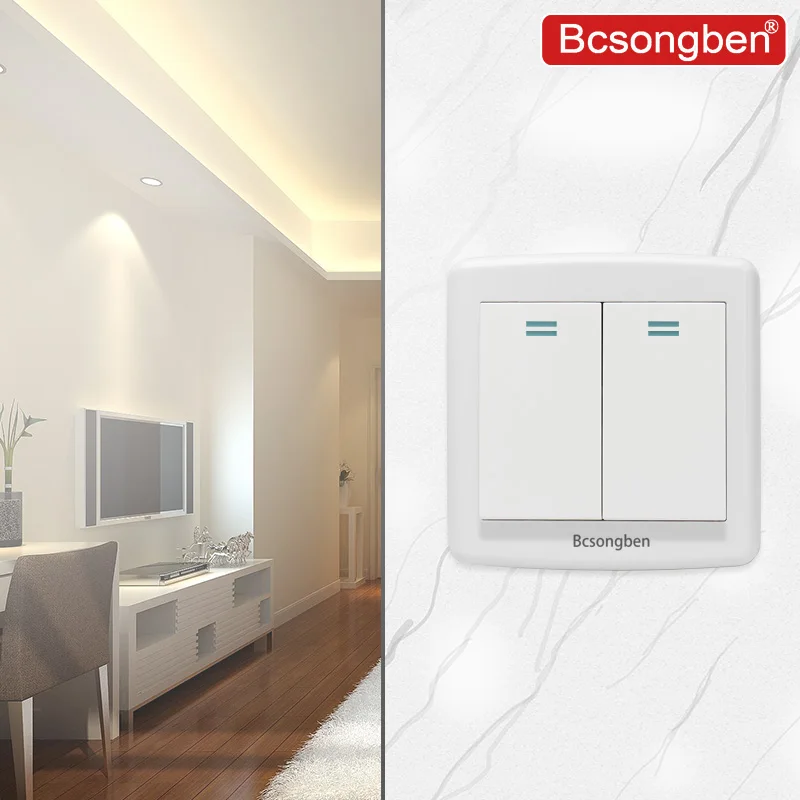 CXFG международный стандарт поп-переключатель настенный выключатель света