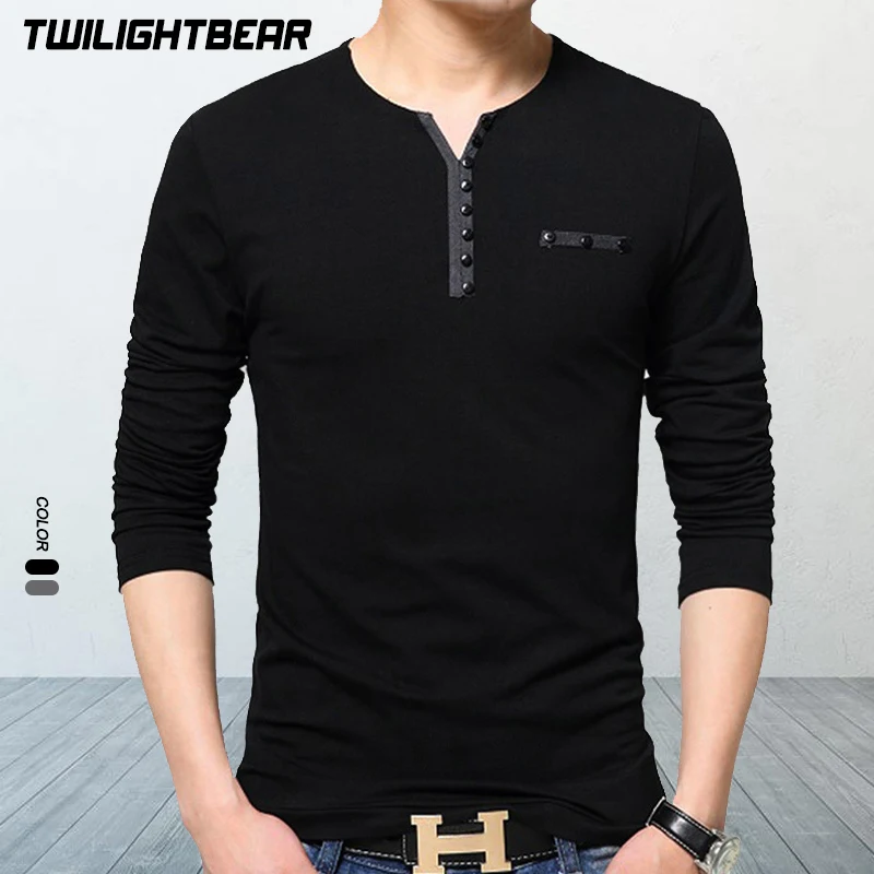 Мужские футболки больших размеров мужская рубашка с длинным рукавом Весенняя