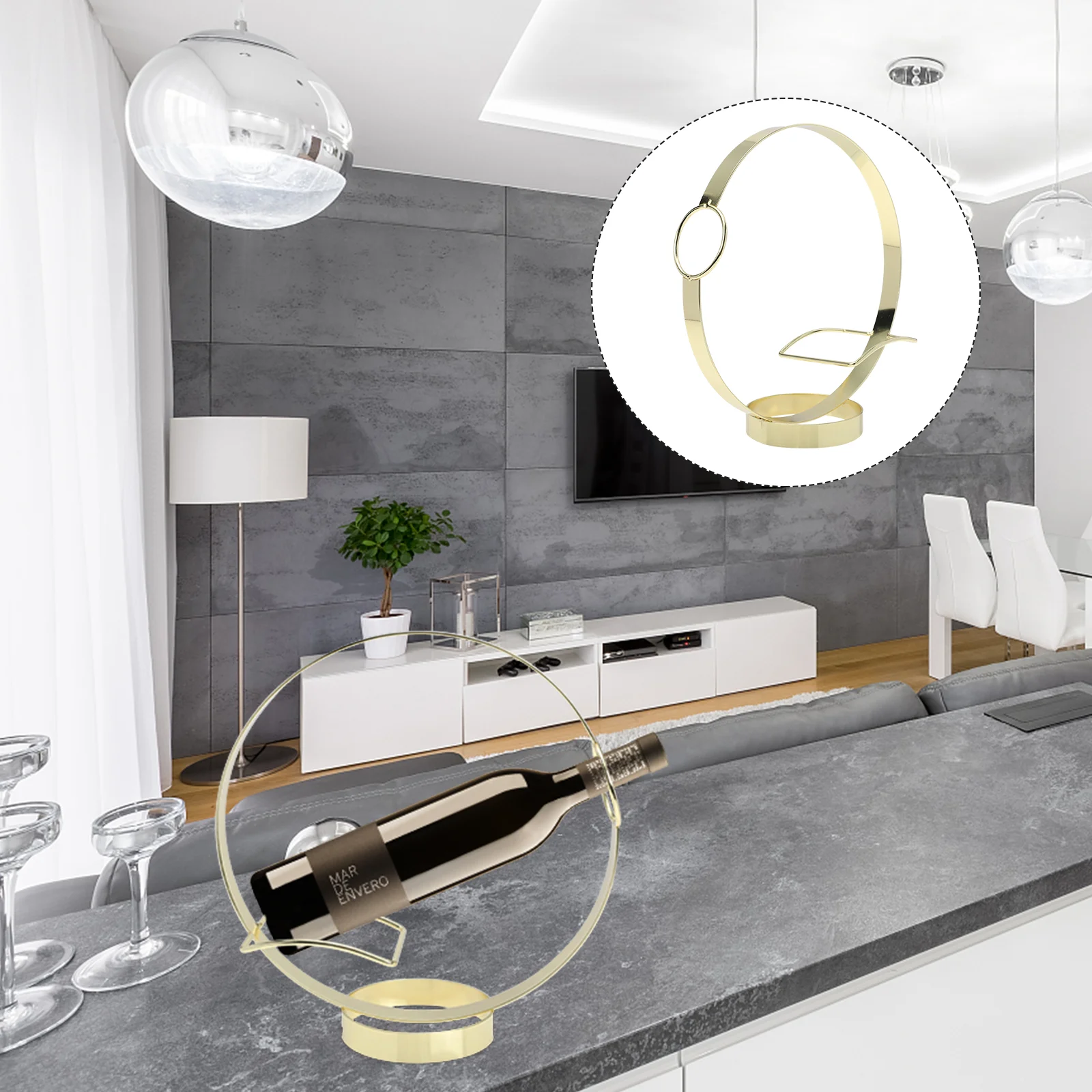 Органайзер для бутылок полки дисплея золотой держатель хранения из нержавеющей