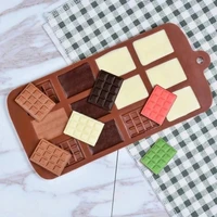 12 cavities silicone mini chocolate block bar mould ice cube tray cake mold baking mold cake jelly candy tool diy molds