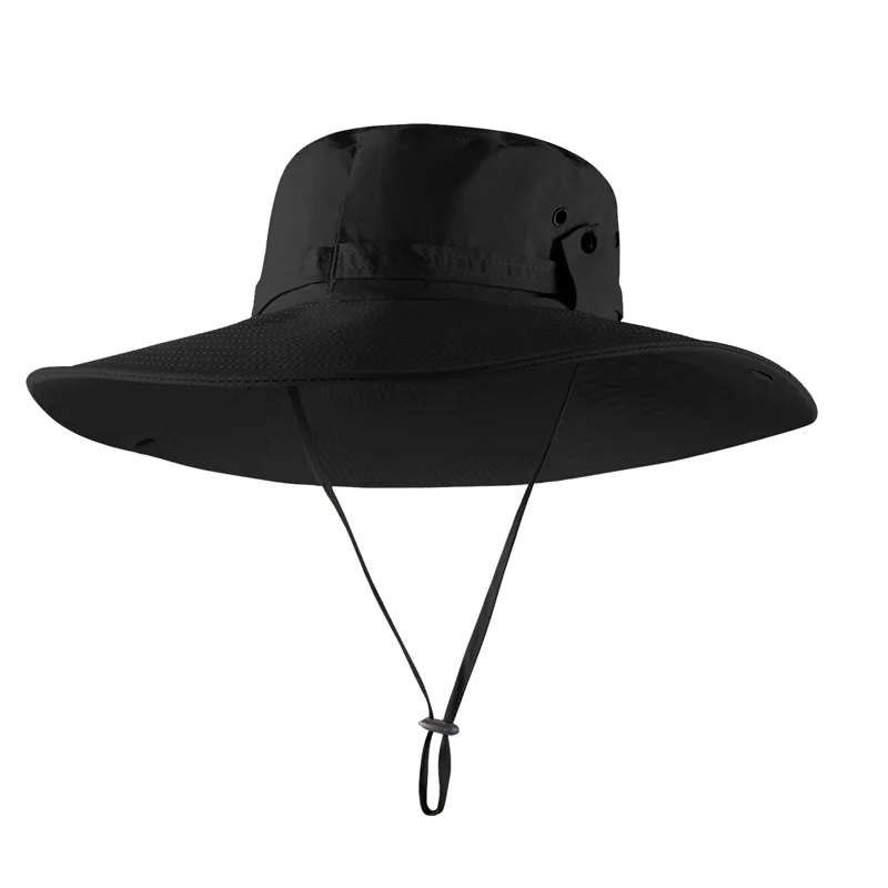 Летняя мужская панама с защитой от ультрафиолета широкими полями сафари