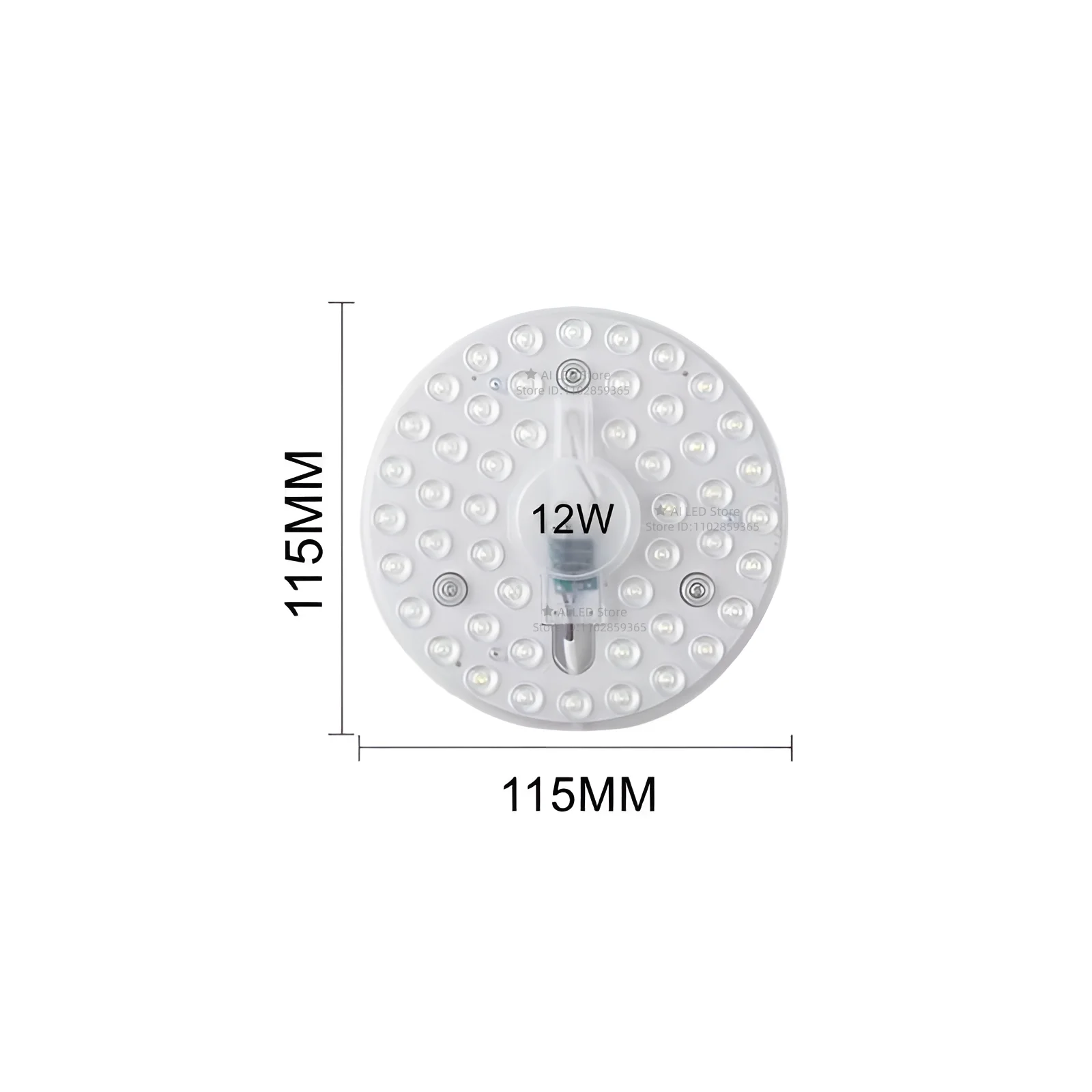 

Светодиодная панель OEEQM круглый светильник 12-60Вт белый/теплый белый