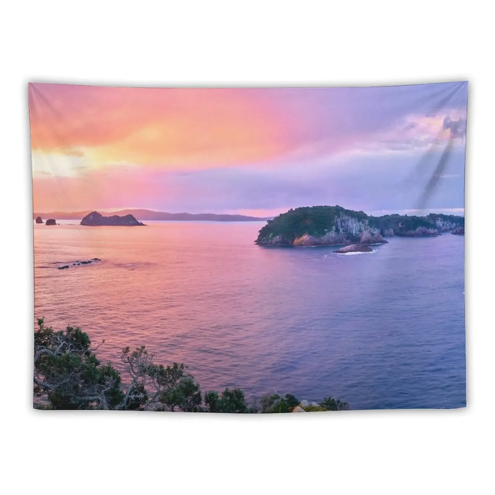 Гобелен Coromandel Coast С закатом украшение в скандинавском стиле домашний декор