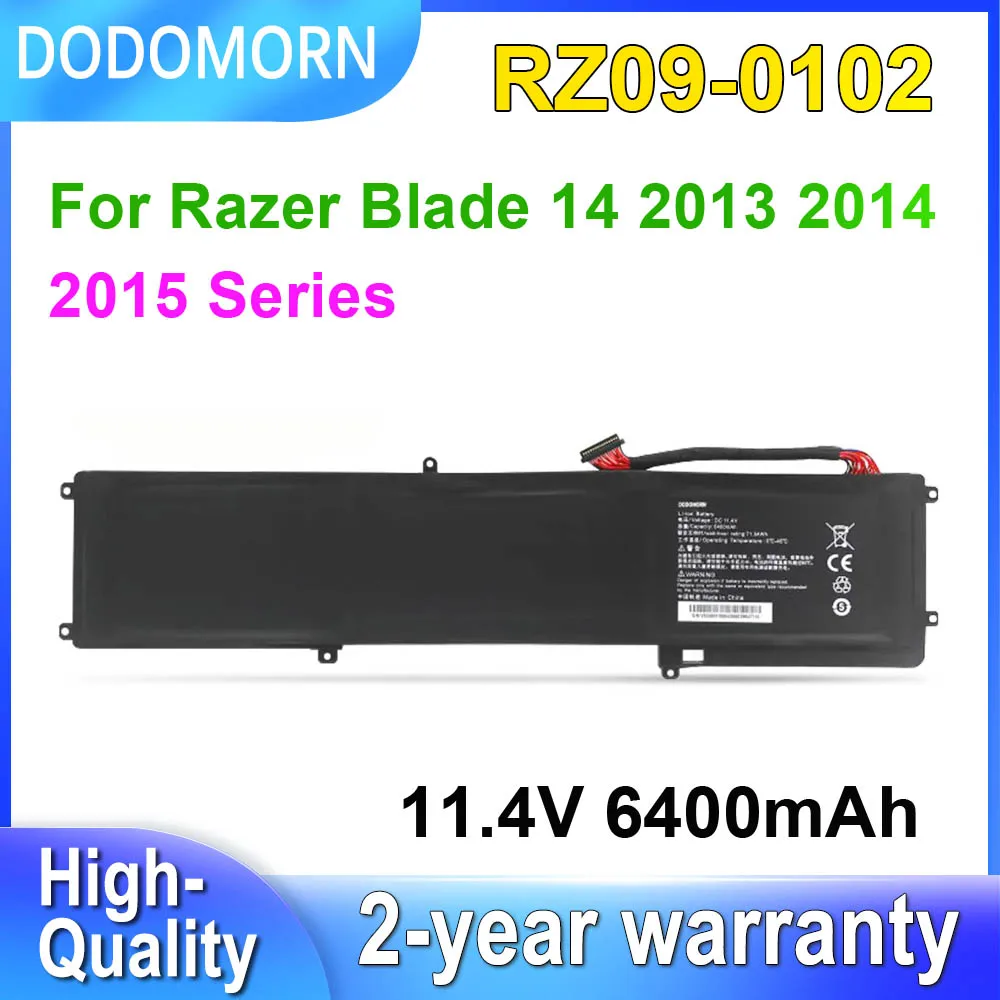 DODOMORN RZ09-0102 Аккумулятор для ноутбука Razer Blade 14 2013 2014 2015 RZ09 RZ09- 00991101 01020101 01021101 -R3U 11 4 В