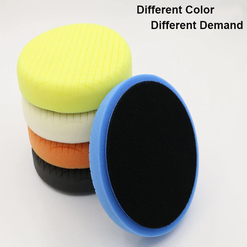 5Pcs/set 5 Differents Demand 6inch (150mm) Polishing Pad Kit Car Detailing Waxing Sponge Kit For Car Polisher