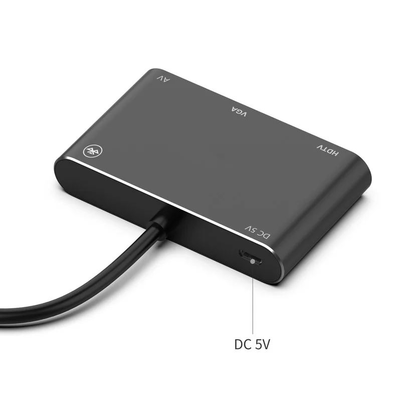 Адаптер VGA HDMI-совместимый с USB Type C/Micro для телевизионного проектора 4K монитора HD TV