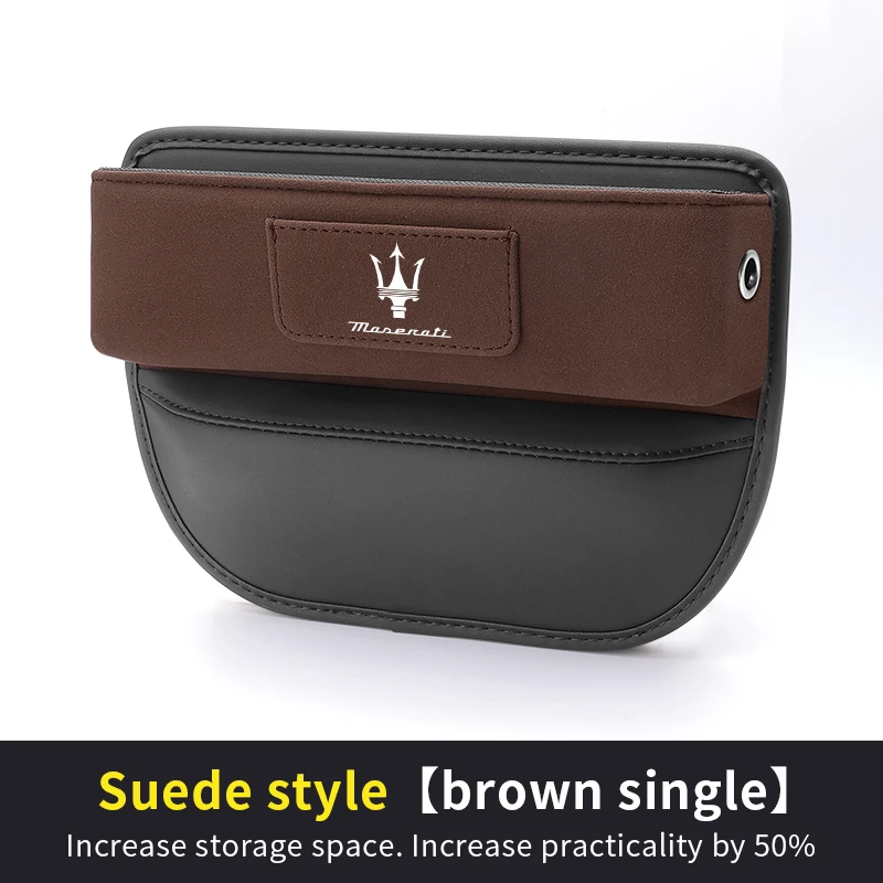 

Автомобильный замшевый многофункциональный чехол для хранения сидений для Maserati Ghibli Levante GranTurismo Grecale Coupe Quattroporte MC20 Spyder