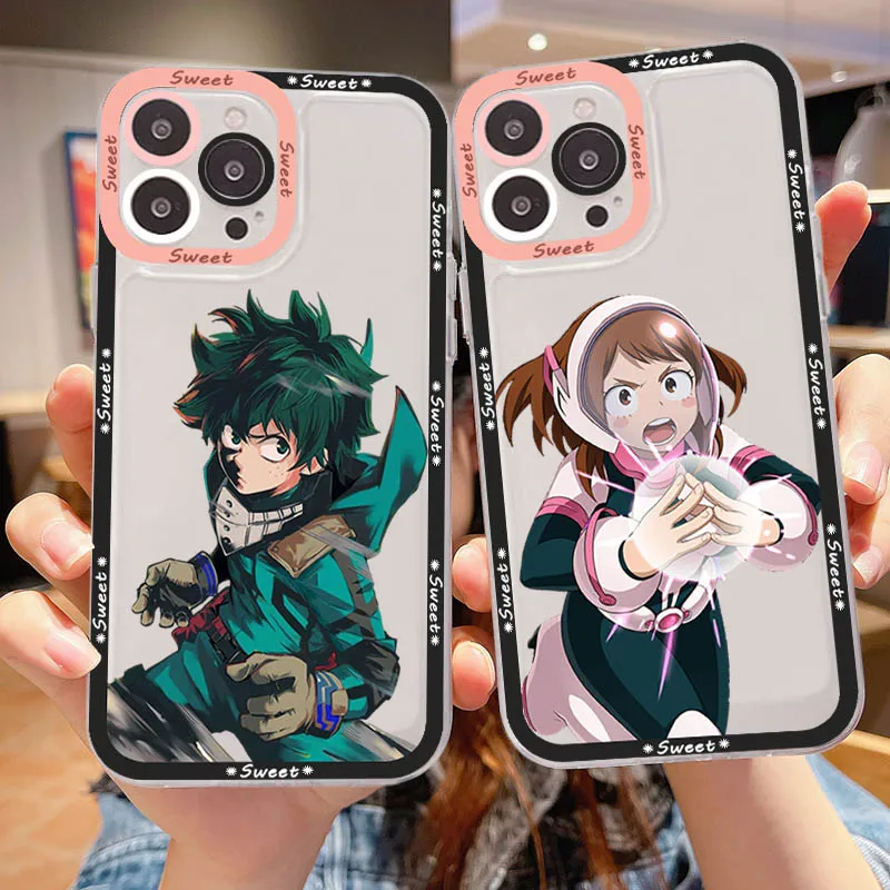 

My Hero Academia Phone Case for iPhone 11 12 13 Mini Pro Max 14 Pro Max Case shell