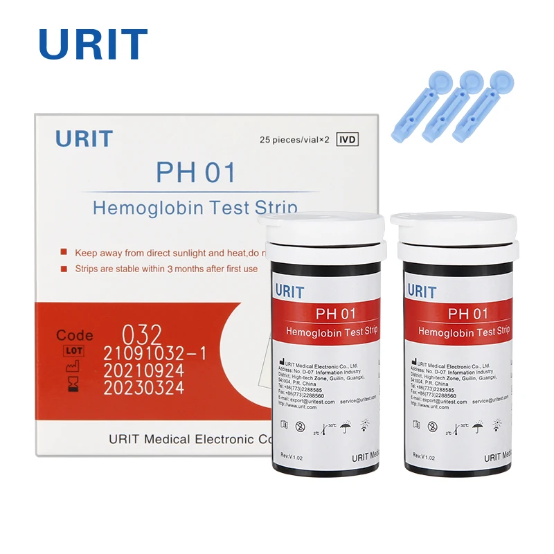 

50/100/150 шт., тест-полоски для анализа гемоглобина