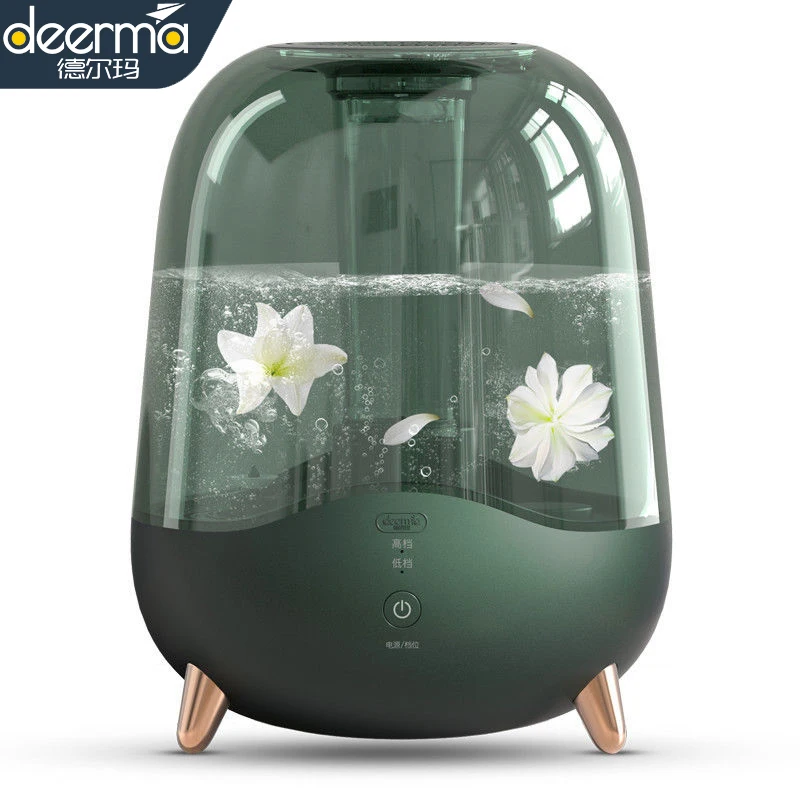 Deerma Air Humidifier Aroma Diffuser 5L High Capacity Water Diffuser Household Essential Oil Diffuser Bedroom Mute Mist Maker