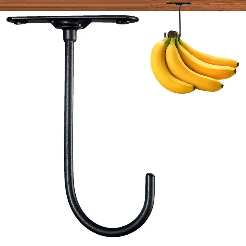 

Banana Hook Under Cabinet Foldable Metal Banana Hanger Under Cabinet Hook Ripens Bananas With Less Bruises Hang Other