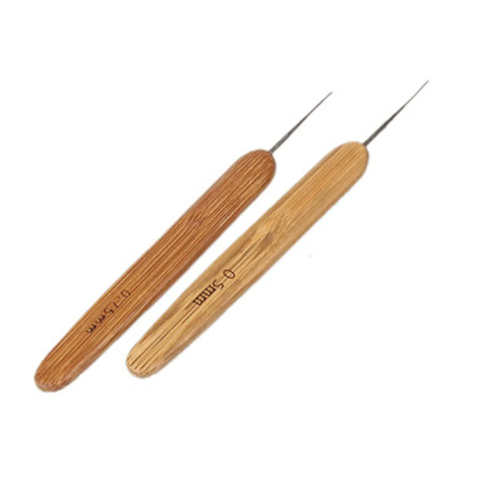

2pcs Knitting Sturdy Carbonized Single-ended Crochet for