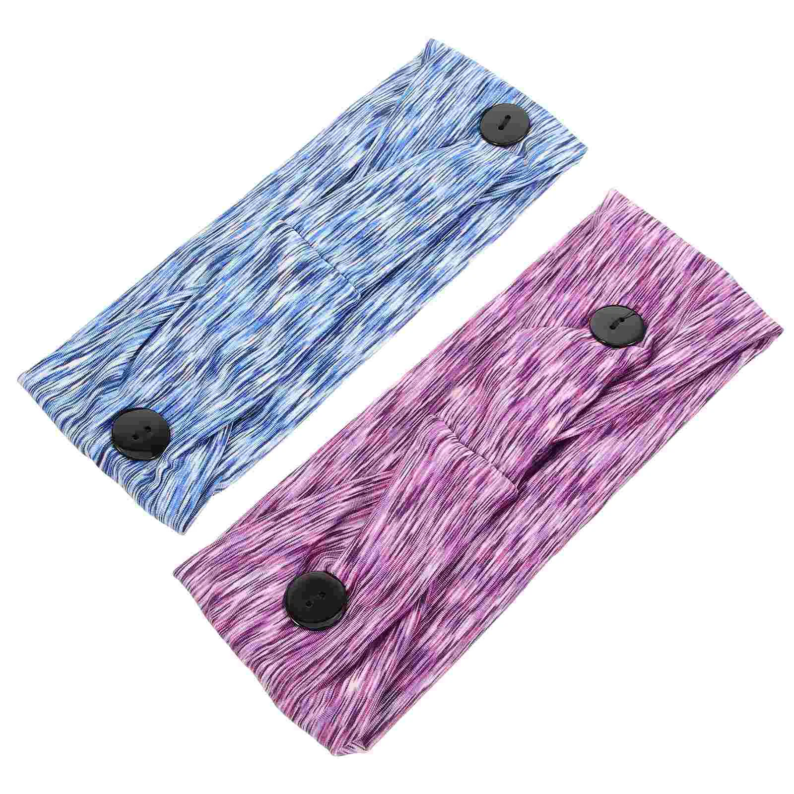 Спортивный платок на голову с пуговицами повязка принтом эластичные аксессуары