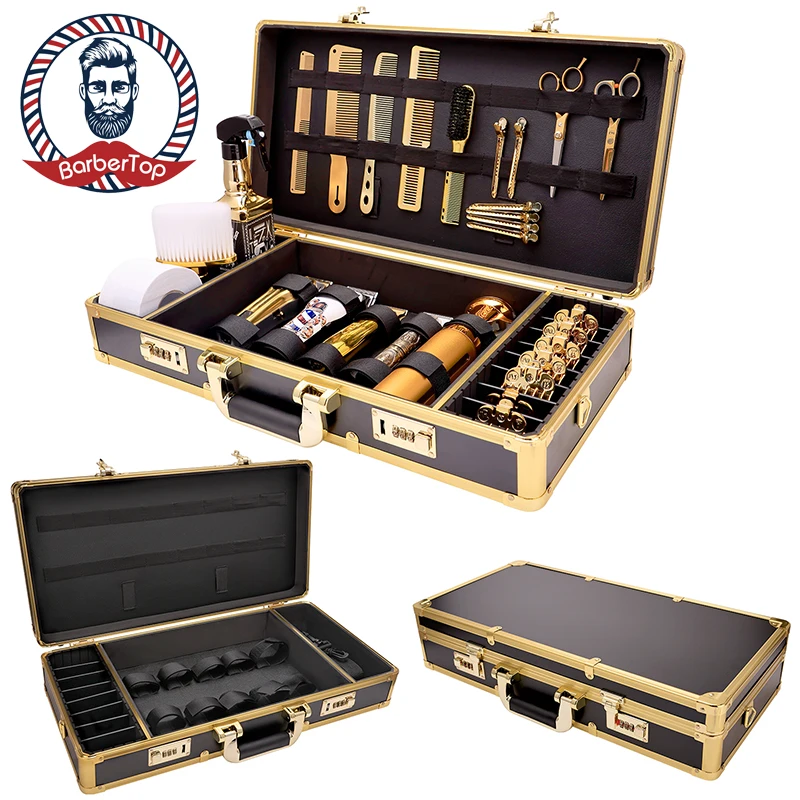 

Barbershop Haircut Storage Box Salon Hairdresser Portable Outdoor Hairdressing Case Professional Hair Cutting Accessories