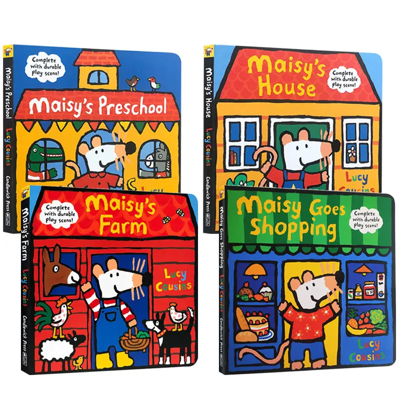 Maisy идет за покупками/дом/дошкольные/фермерские книги на бумаге 3-6 лет |