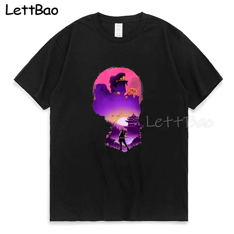 

Jojo Spring Summer Men's T-shirts Korean Style Loose Graphic T-shirt Casual Oversized T-Shirt Men's Clothing Anime Clothes 2022