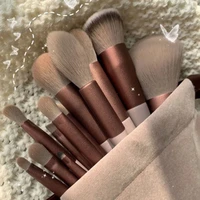 13pcs fluffy makeup brush set makeup concealer brush blush loose powder brush eye shadow foundation make up brush beauty tools