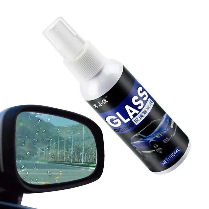 

Glass Coating Agent Liquid Nano Ceramic Car Coating 3.3oz Windshield Coating Spray Rainproof Windshield Cleaner Mirror Spray