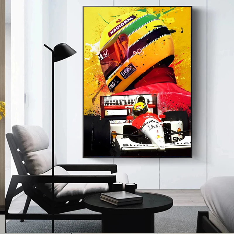 Гоночный водитель Айртон Сенна/Льюис Гамильтон Легенда F1 формула макларена