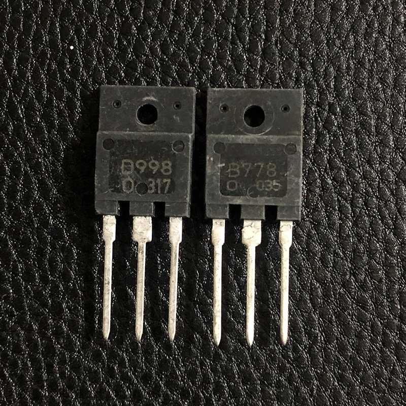 

10pcs B778 D998 2SB778 2SD998 TO-3PF (5pair) In Stock