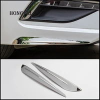 for hyundai sonata lf 9 2 4l eos 2015 2016 front bumper lip both side fog light bottom cover sticker trim strip car styling