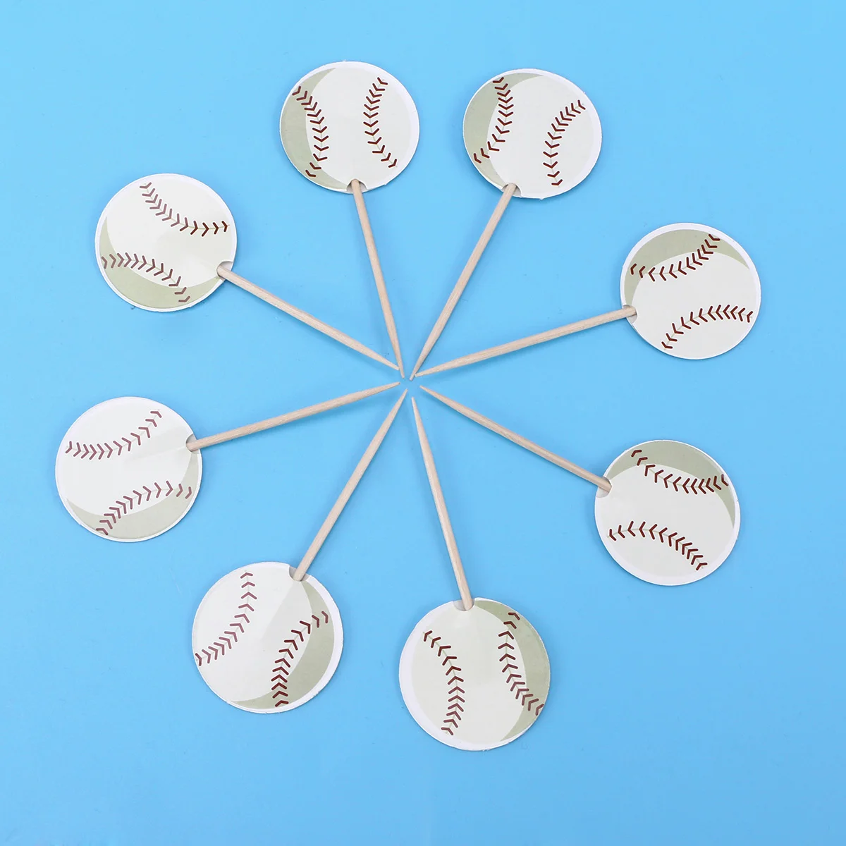 

72pcs/set Sports Picks Decorative Eco-friendly Cake Ornament Cake Decoration