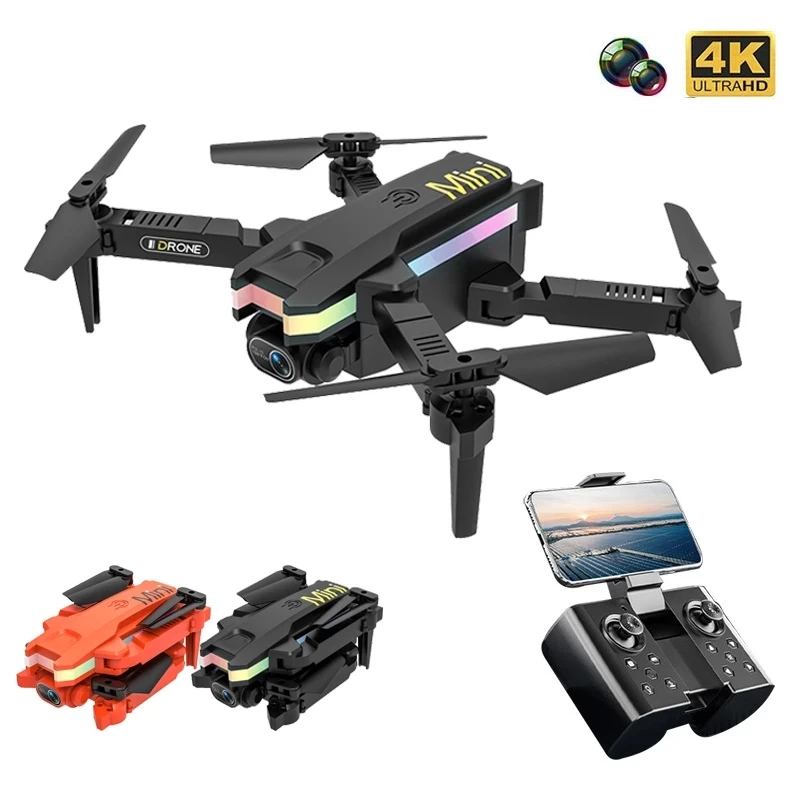 

2022 New XT8 RC Mini Drone with Dual Camera Hd 4k WIFI GPS FPV Fixed Altitude Brushless Motor RC Quadcopter Helicopter Gifts
