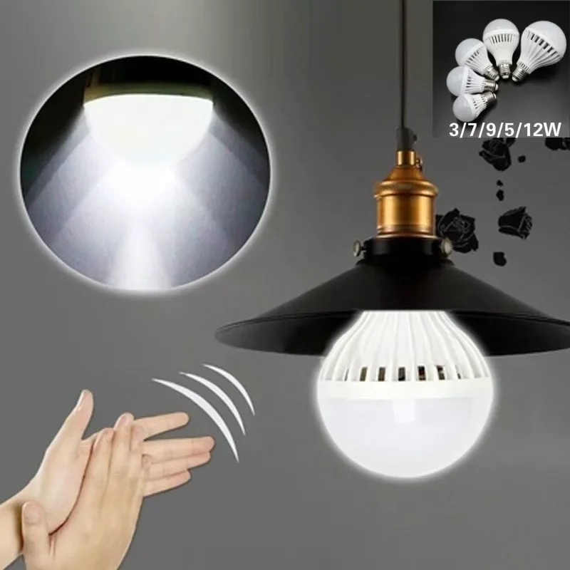 

E27 Auto Sound Sensor LED Globe Bulb Light Lamp 220V ( Only Bright In Dark with Sound Turn Off After 8 Seconds Without Sound)