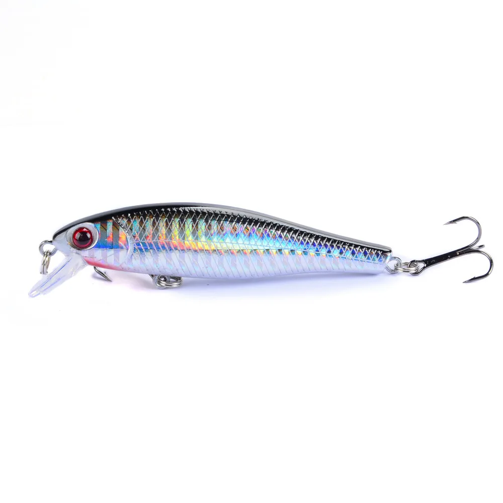 1PCS 8.5cm 9.2g  Minnow Fishing Lures 3D Eyes Artificial Hard Bait Pesca Floating Wobbler Crankbaits Carp Bass Tackle Wholesale