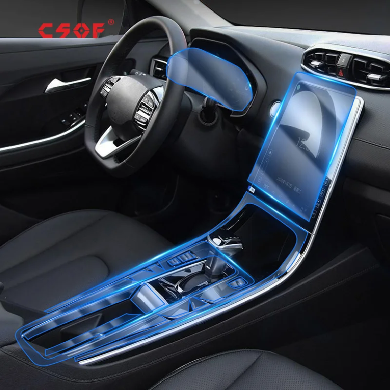 

Внутренняя центральная консоль для Hyundai ix25 2020-2023Car, прозрачная фотопленка с защитой от царапин, аксессуары для ремонта