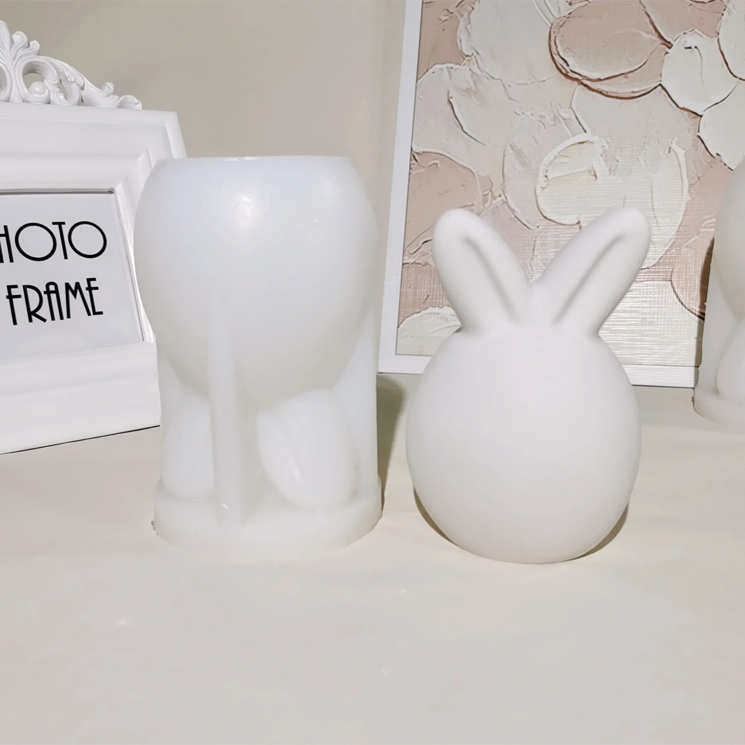 

Handmade DIY Faceless Rabbit 3D Silicone Mold Candle Mold Plaster Art Crafts Making Tools Scented Diffuser Stone Decorate
