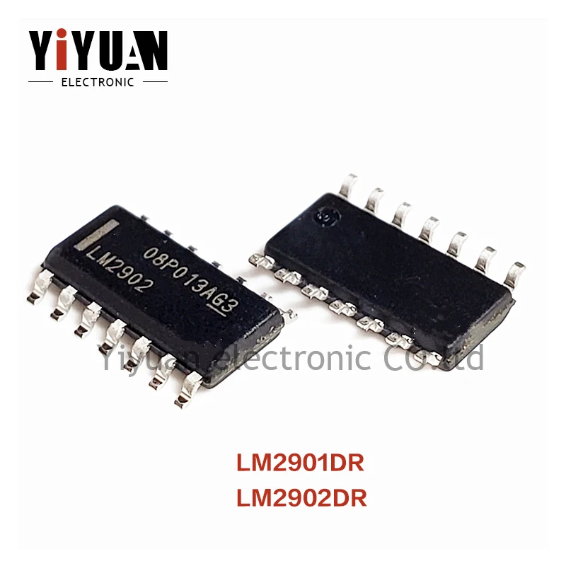 

10PCS NEW LM2901DR LM2901 LM2902DR LM2902 SOP-14 SOP14 Four-voltage comparator linear amplifier