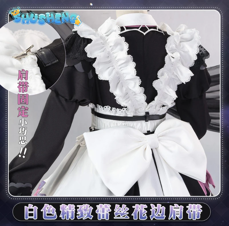 Фото Аниме BanG Dream! Костюм для косплея Nyubara Reona RAS, платье горничной для девочек на Хэллоуин и Рождество, высококачественная новая униформа в стиле Лолита №5