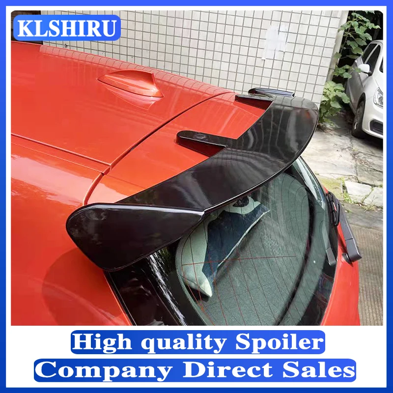 

Car Spoiler Universal Fit for F20 E84 F25 CT200 JAZZ MK7 ABS Material Carbon Fiber Racing Sedan Car Rear GT Wing black blank New