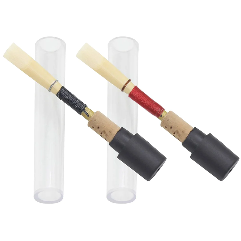

2pcs Practical Compact Woodwind Instruments Reeds Replacement Oboe Reeds Copper Instrument Reeds
