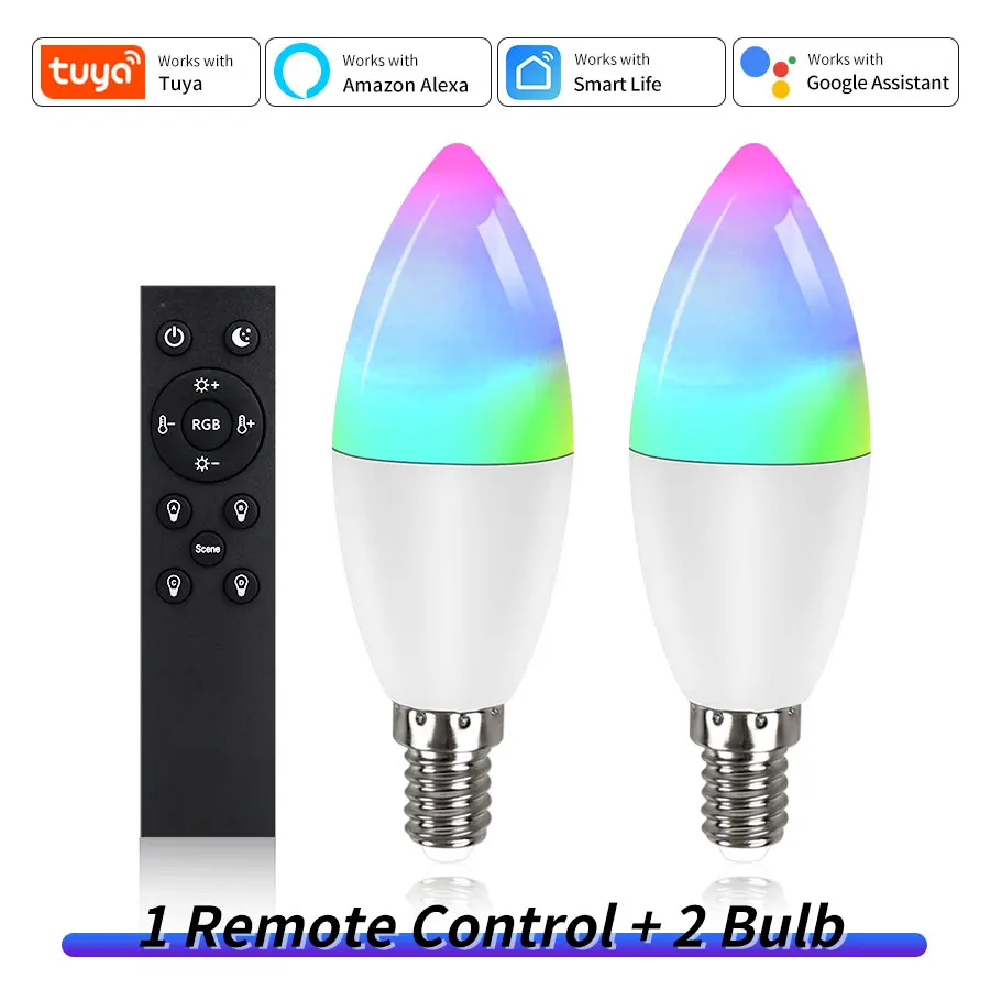 

Smart LED лампа GGBEE E14 RGB 220V