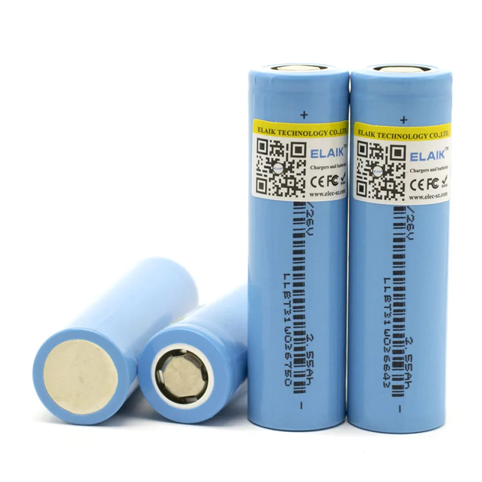 

4PCS 18650 2500 mAh lithium-Batterie 3,7 v Akku Entladung 20A Power Batterien