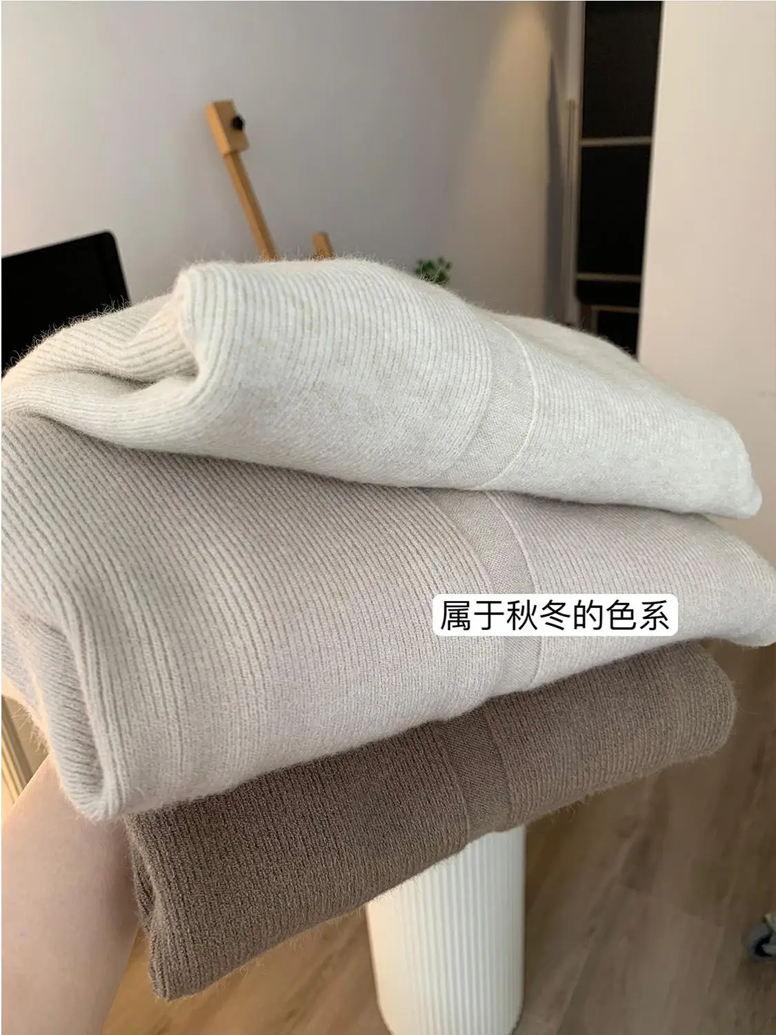 Женский свитер топ с длинным рукавом Трикотажный Женские тенденции 2024 Зимняя