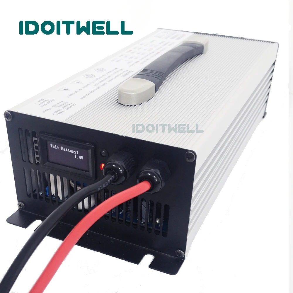 

Custom Professional 19A 48V lead acid battery charger Automatic 48V VRLA SLA AGM GEL battery charger for 48V lead acid battery