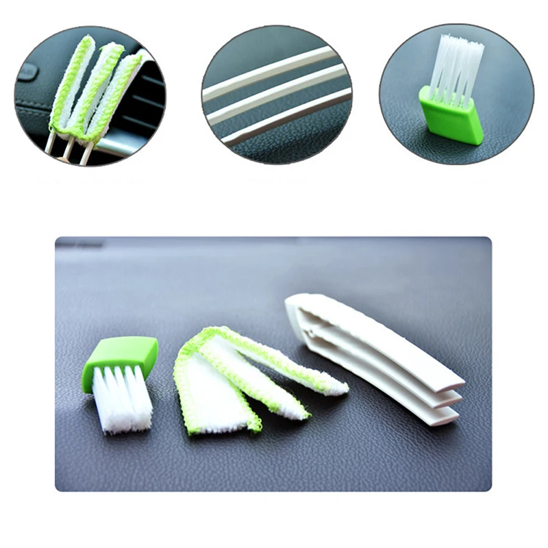 

1pc Car cleaning brush is suitable for car air conditioner air outlet keyboard 16.5*3.3*2 CM