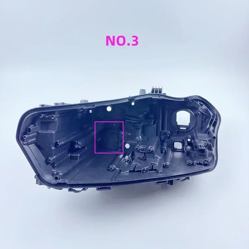 Передняя фара для BMW X5 G18 2023 2024 задняя крышка черного цвета
