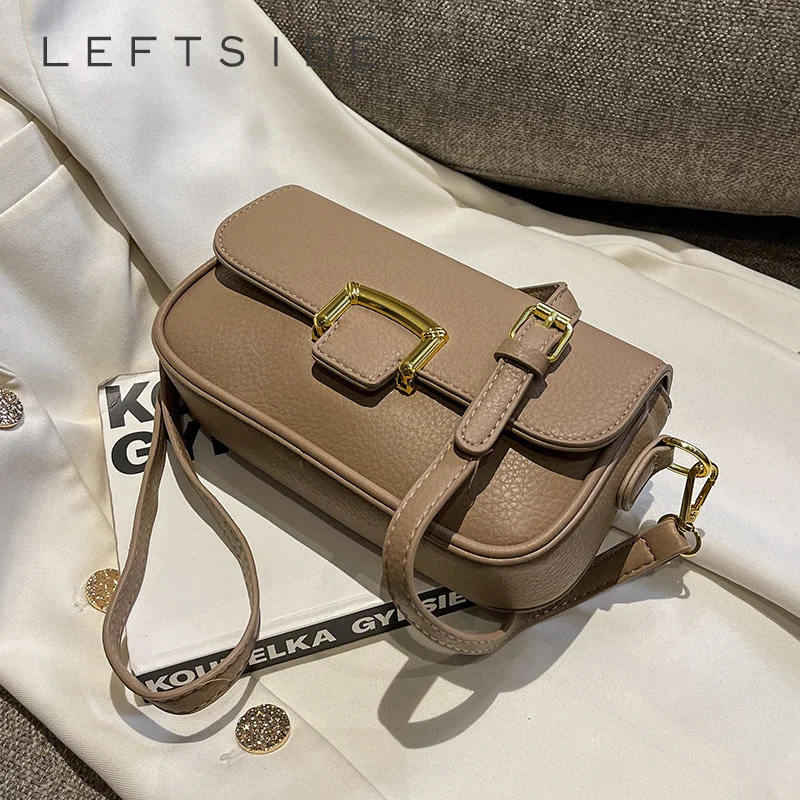 

Small Flap Crossbody Bags for Women 2023 Designer Fashion Trend Leather Shoulder Bag Female Solid Color Handbags and Purses