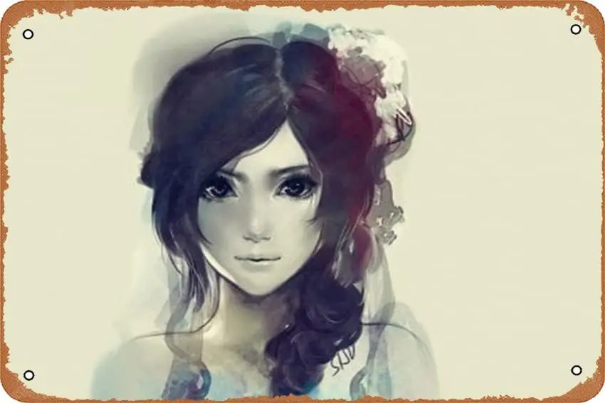 yusuke nakamura soft meanie Anime、comics、мультфильм 、постер с фильмами 8x12 дюймов металлический