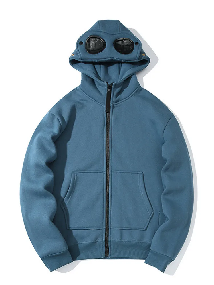 Повседневная мужская толстовка с капюшоном трендовые солнцезащитные очки на