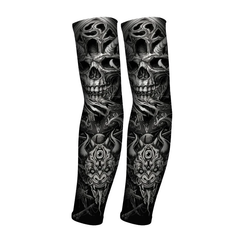 Летние Шелковые Рукава Для Гольфа С Татуировкой Спортивные Солнцезащитные Кремы